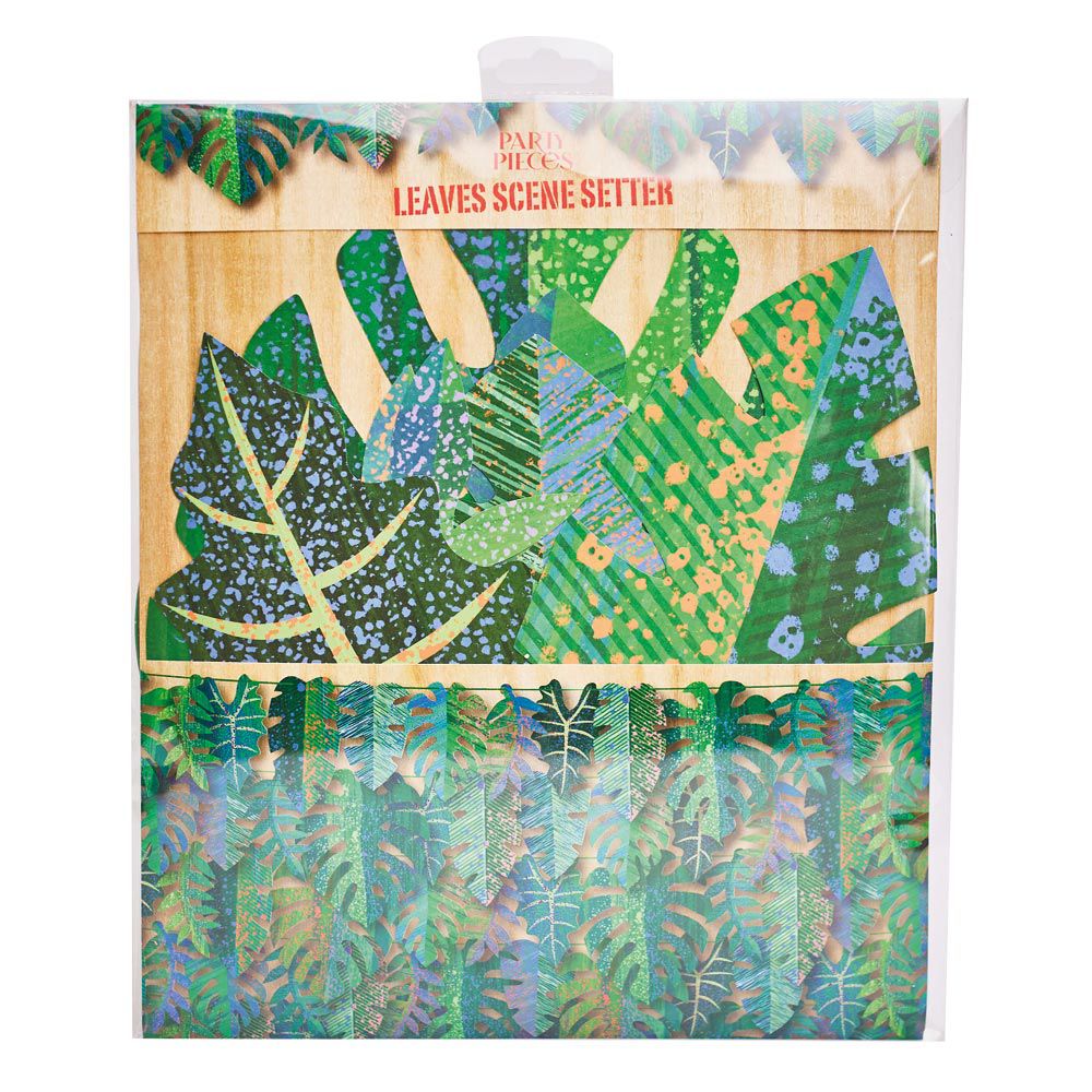 Party Pieces - Explorer Dino Leaf Pattern Hanging Decorations