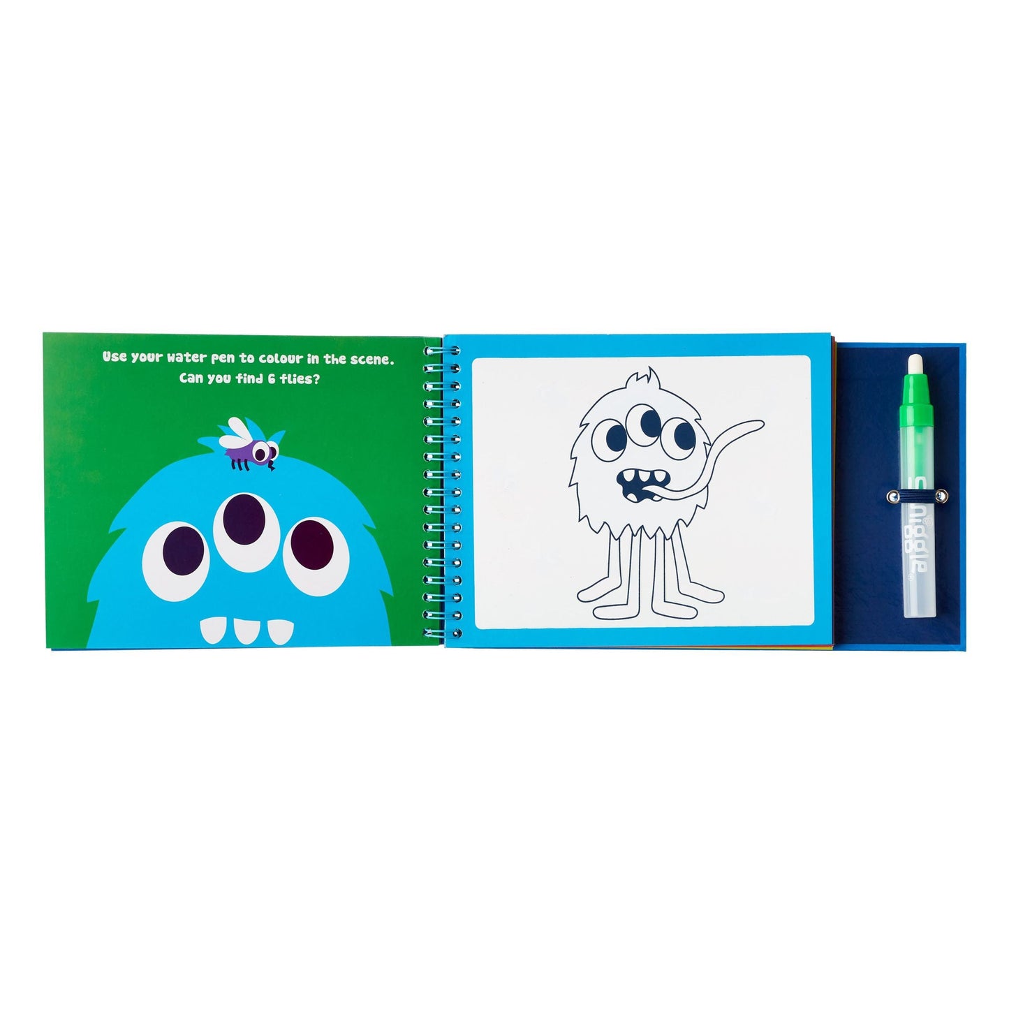 Smiggle - Magical Water-Based Painted Activity Book Blue