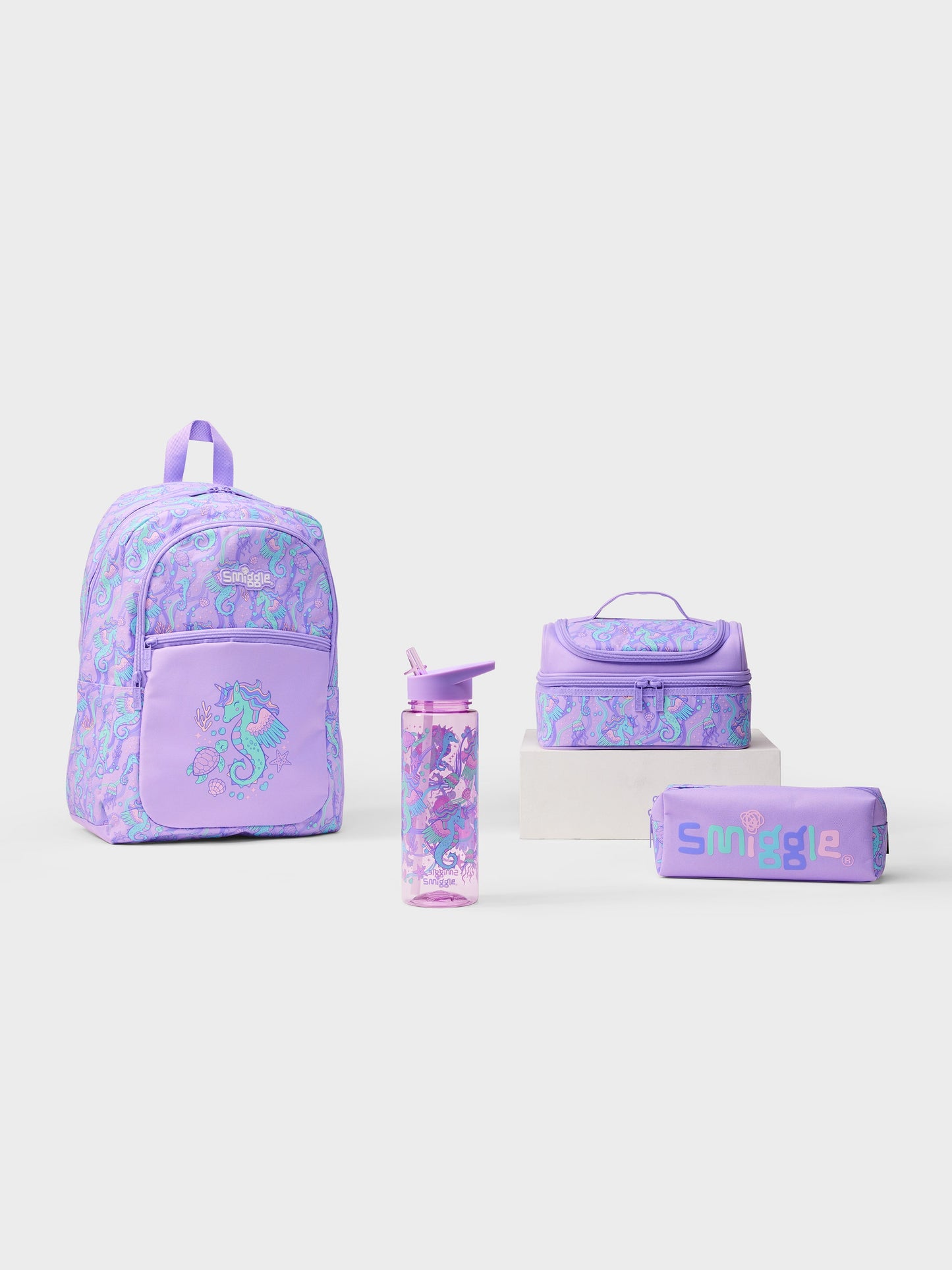 Smiggle - Elements 4lü Okul Çanta Seti