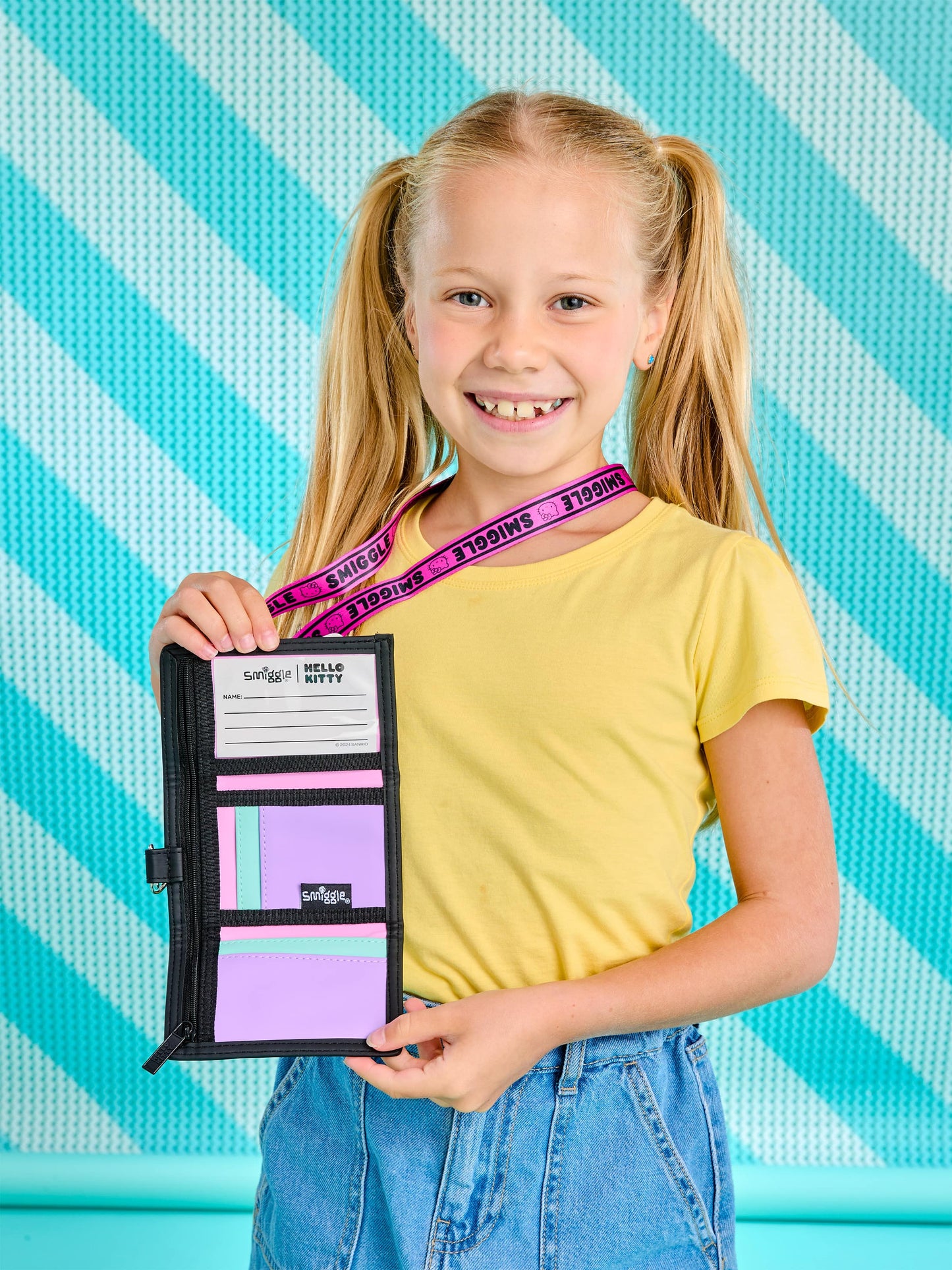 Smiggle - Hello Kitty Neck Strap Kids' Wallet