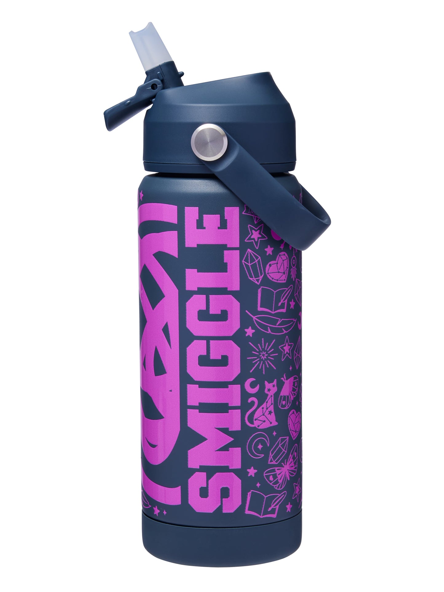 Smiggle - Squiggle Steel 550ML Water Bottle