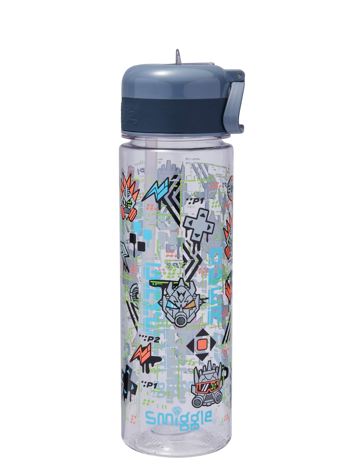 Smiggle - Trailblazer 650 ML Water Bottle with Straw