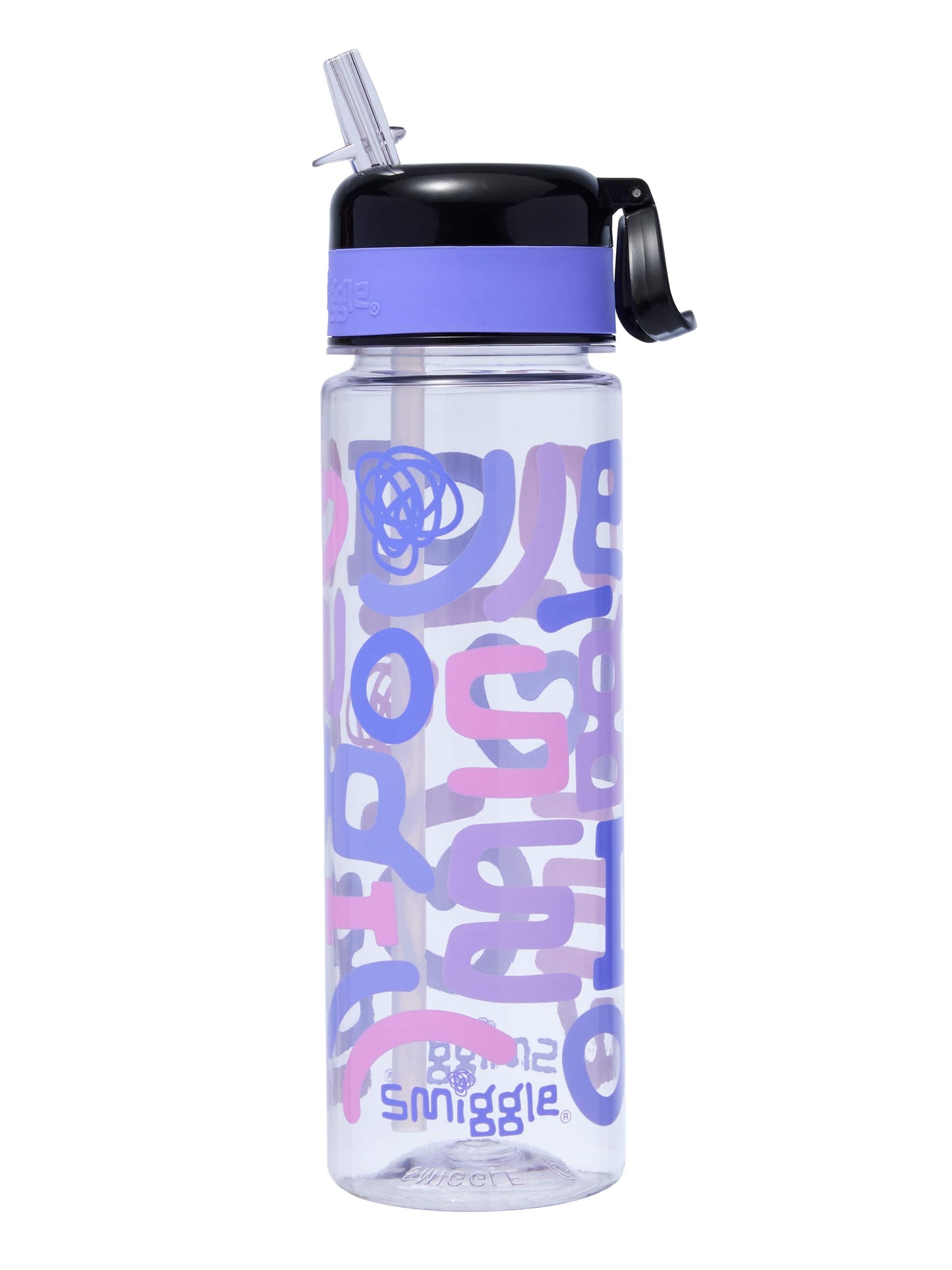 Smiggle - Smiggler 650 ML Water Bottle with Straw