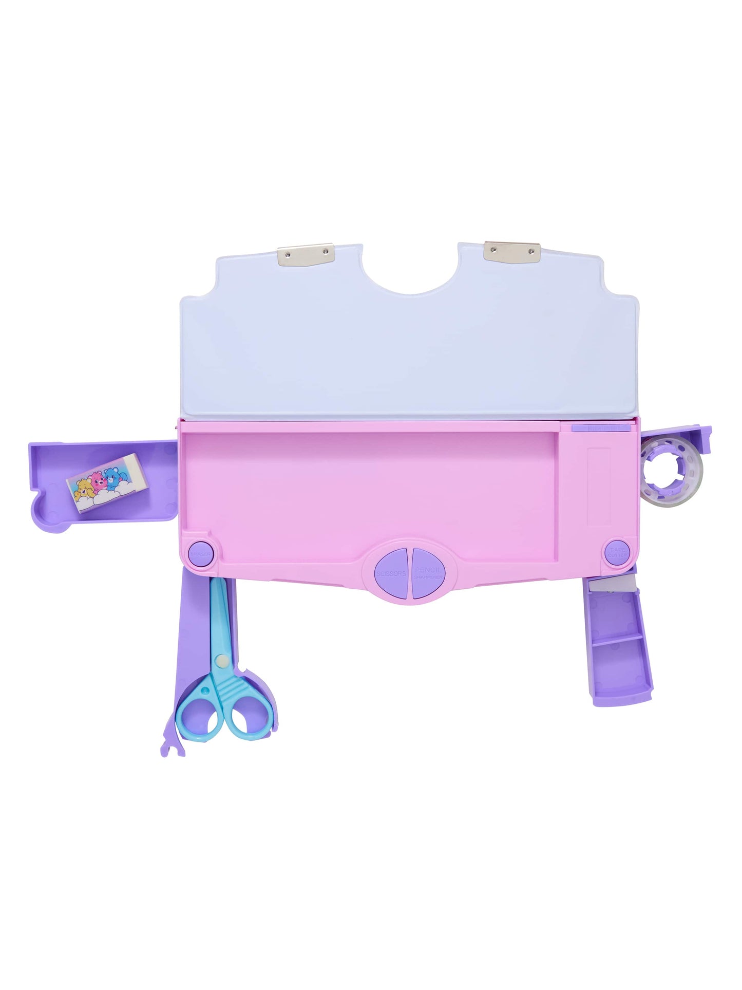 Smiggle - Care Bears Pop Out Automatic Pencil Case and Stationery Set