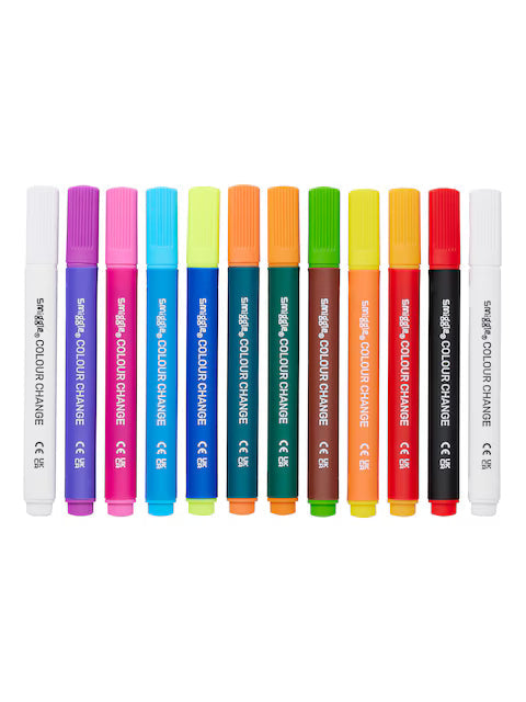 Smiggle - 12li Renk Değiştiren Markers Kalemler