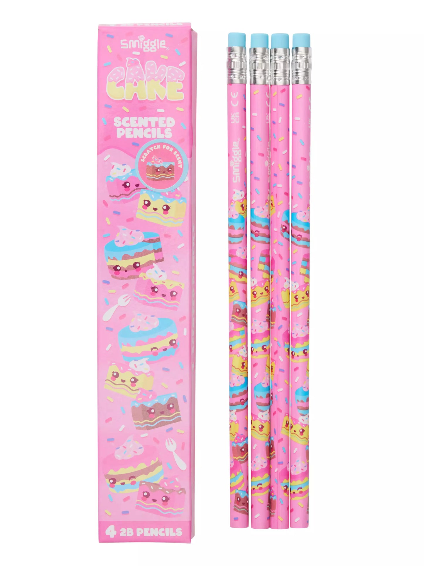 Smiggle - Kokulu 4lü Kurşun Kalem Seti