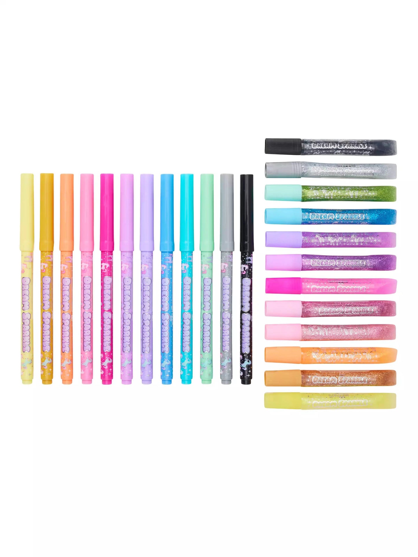 Smiggle - Dream Sparkle Colors and Glitter Stationery Set