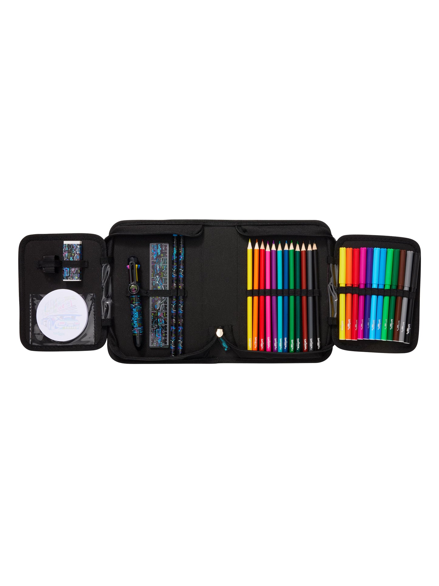 Smiggle - Bright Eyes Stationery Set and Pencil Case