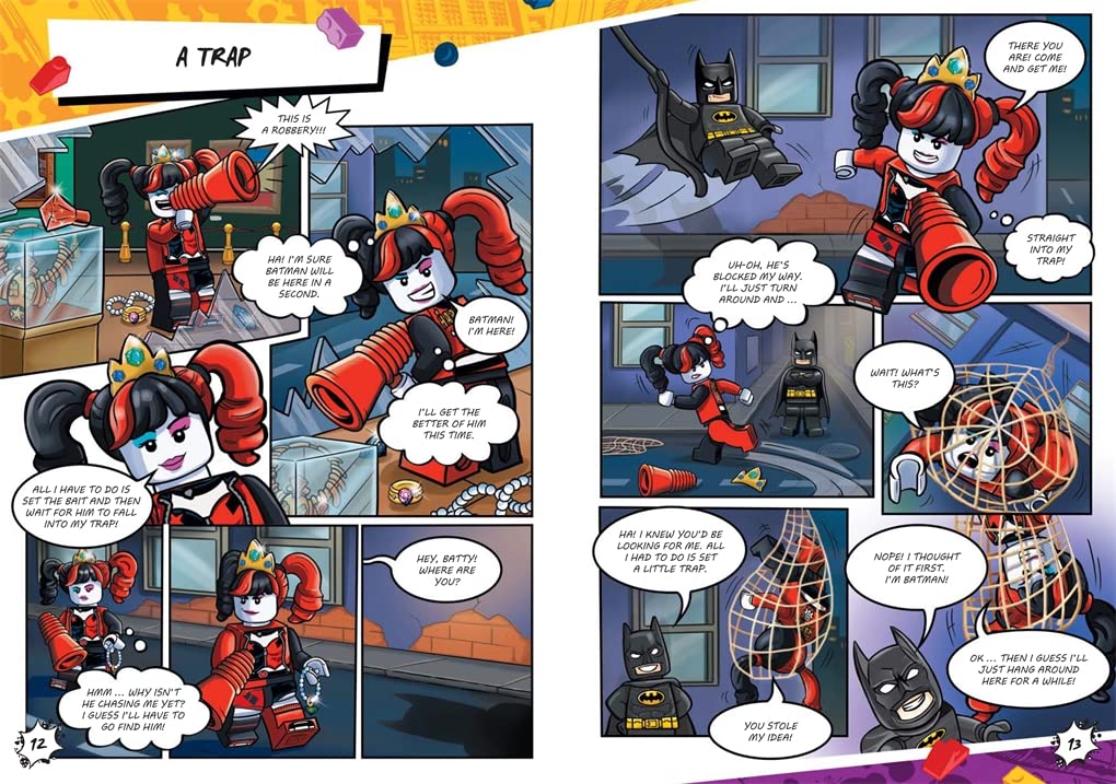 Buster Books - LEGO® DC Super Heroes™: Batman vs. Harley Quinn Figure Toy English Activity and Story Book