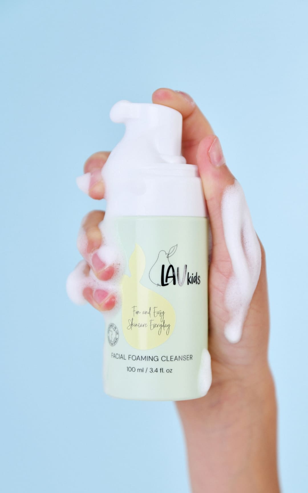 Lav Kids - Facial Cleansing Foam for Children's Sensitive Skin
