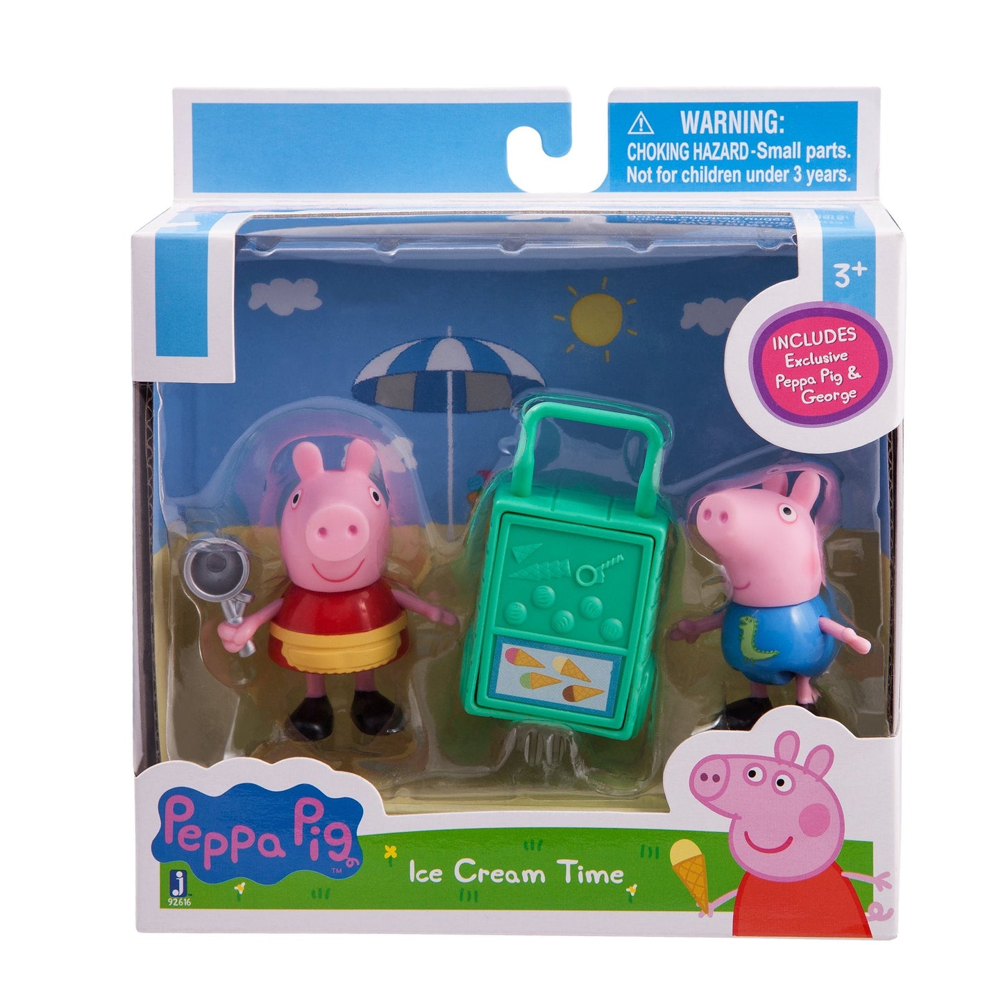 Peppa Pig - Dondurmacı Peppa ve Kardeşi George Figür Oyuncak Seti