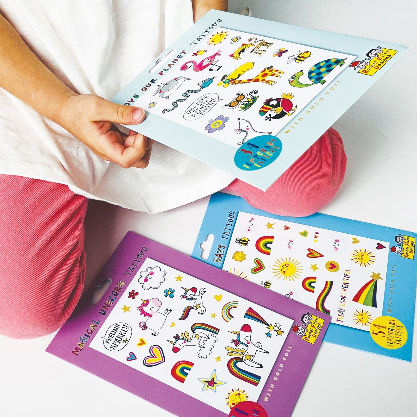 Rachel Ellen - Spooky Halloween Kids Temporary Tattoos