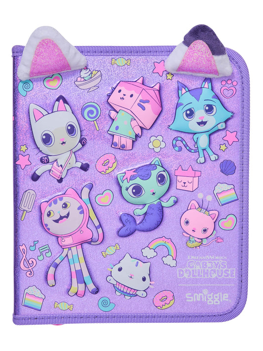 Smiggle - Gabbys Dollhouse Pencil Case and Stationery Set