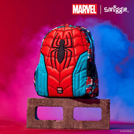 Smiggle - Marvel Spider-Man Junior Hoodie Sırt Çantası