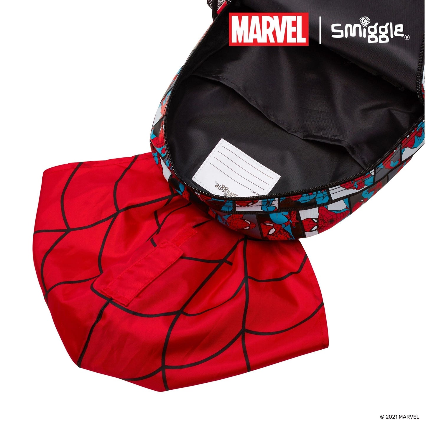 Smiggle - Marvel Spider-Man Junior Hoodie Sırt Çantası
