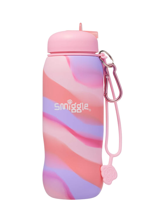 Smiggle - Surreal Foldable Silicone BPA-Free 630ML Water Bottle