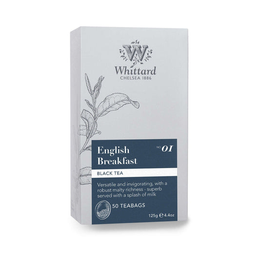 Whittard Chelsea - English Breakfast 50 Traditional Original English Teas