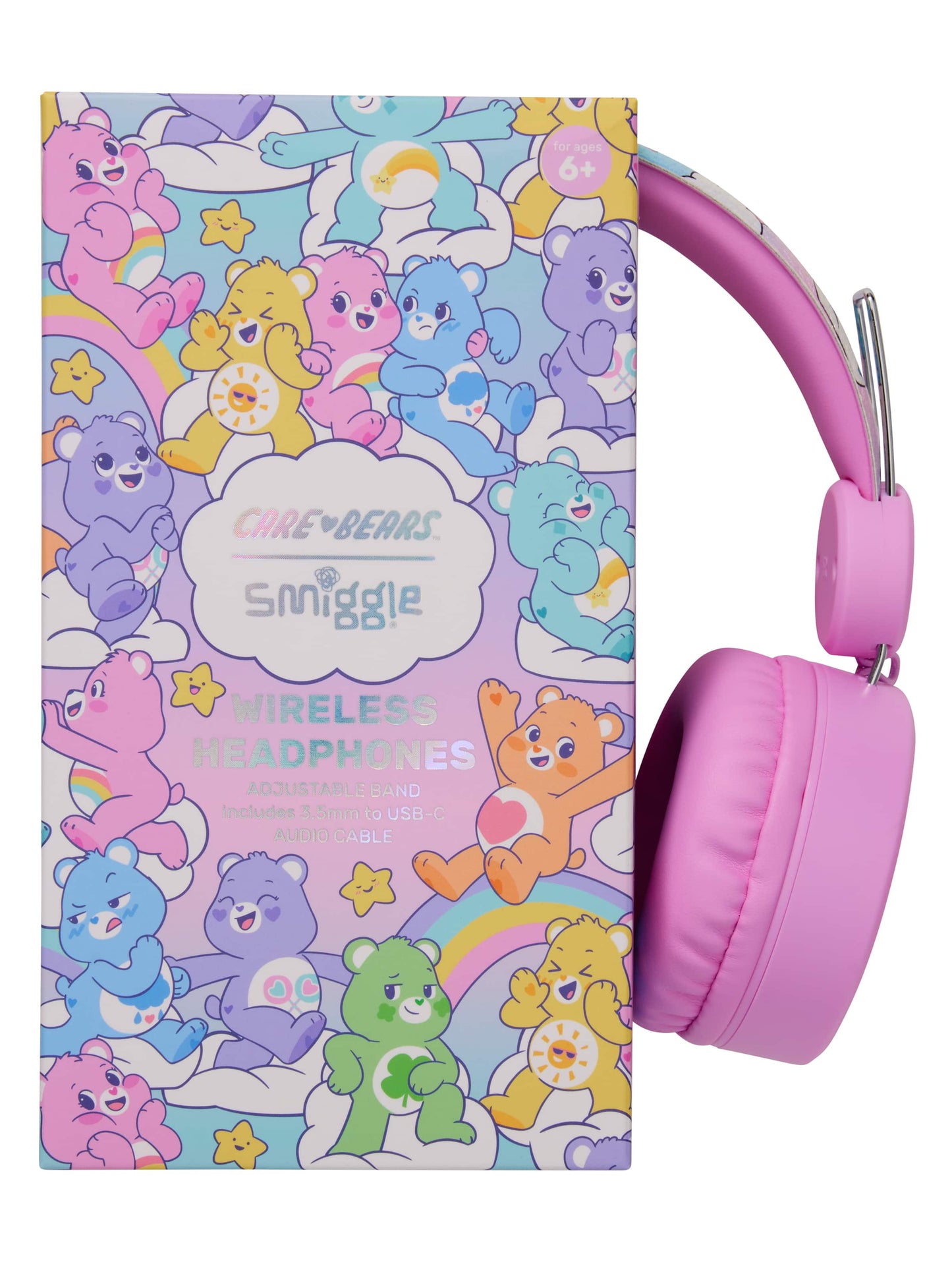 Smiggle - Care Bears Wireless Over-Ear Headphones