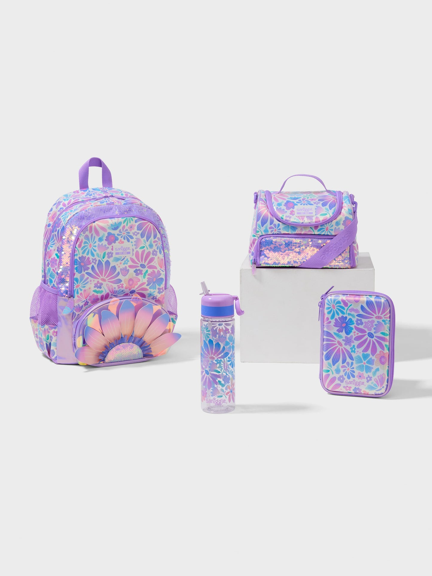 Smiggle - Bloom 4-Piece School Bag Set