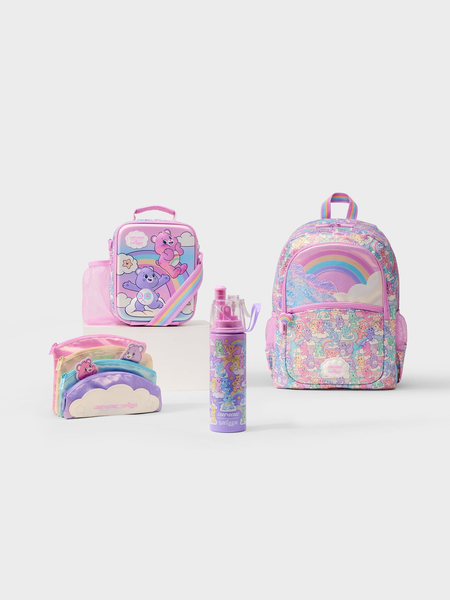 Smiggle - Care Bears 4lü Okul Çanta Seti