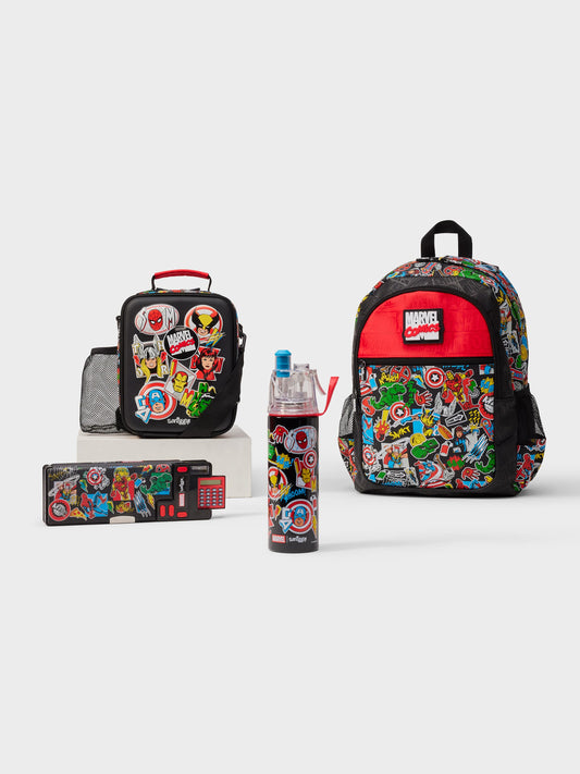 Smiggle - Marvel 4-Piece School Bag Set