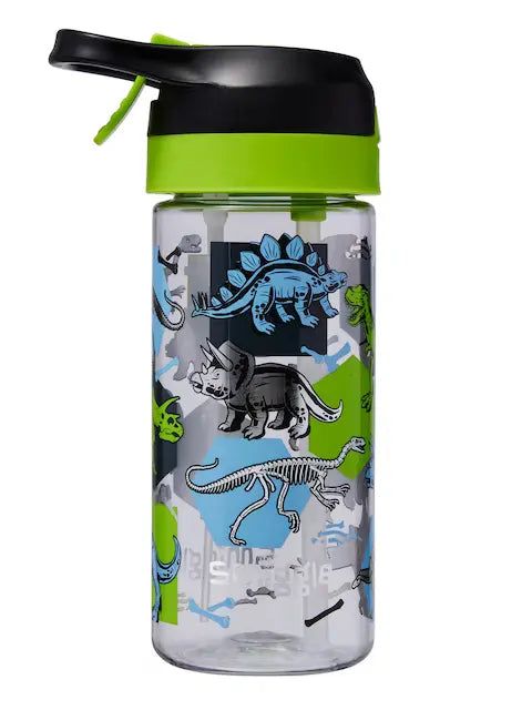 Smiggle - Hali Junior Automatic Water Spray Bottle with Straw, 440ml