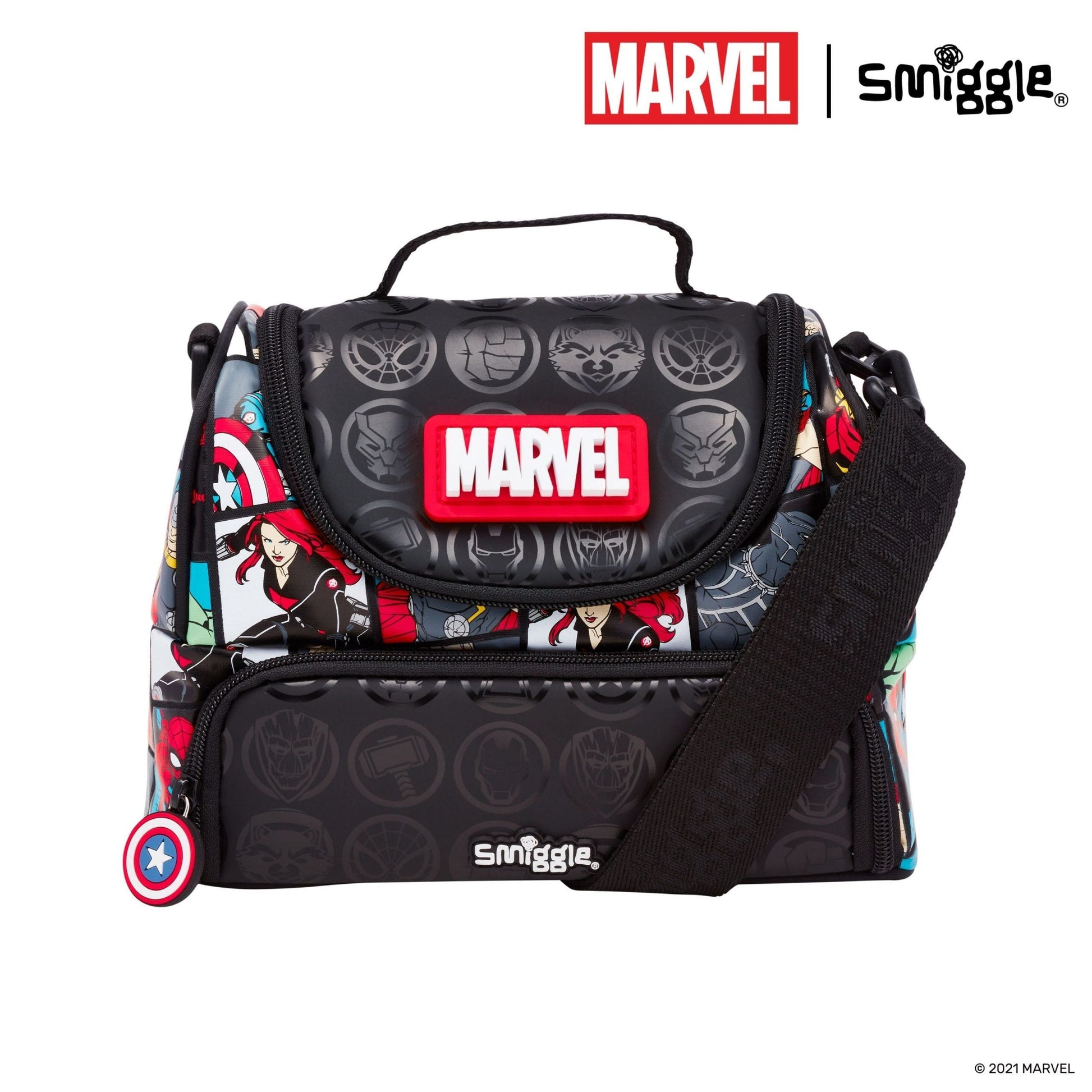 Smiggle - Marvel Çift Katlı Beslenme Çantası