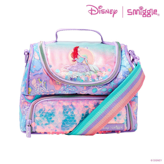 Smiggle - Disney Princess Askılı Çift Katlı Beslenme Çantası