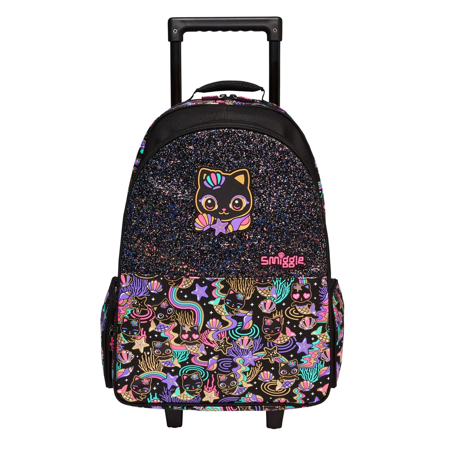 Smiggle - Hey There Light-Up Wheeled Trolley Bag