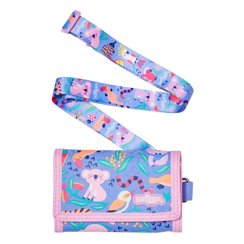 Smiggle – Animalia Drawstring Kids' Wallet
