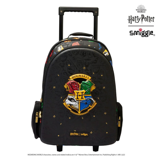 Smiggle - Harry Potter Light-Up Wheeled Trolley Bag