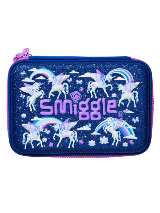 Smiggle - Away Hardtop Unicorn İki Katlı Kalem Kutusu