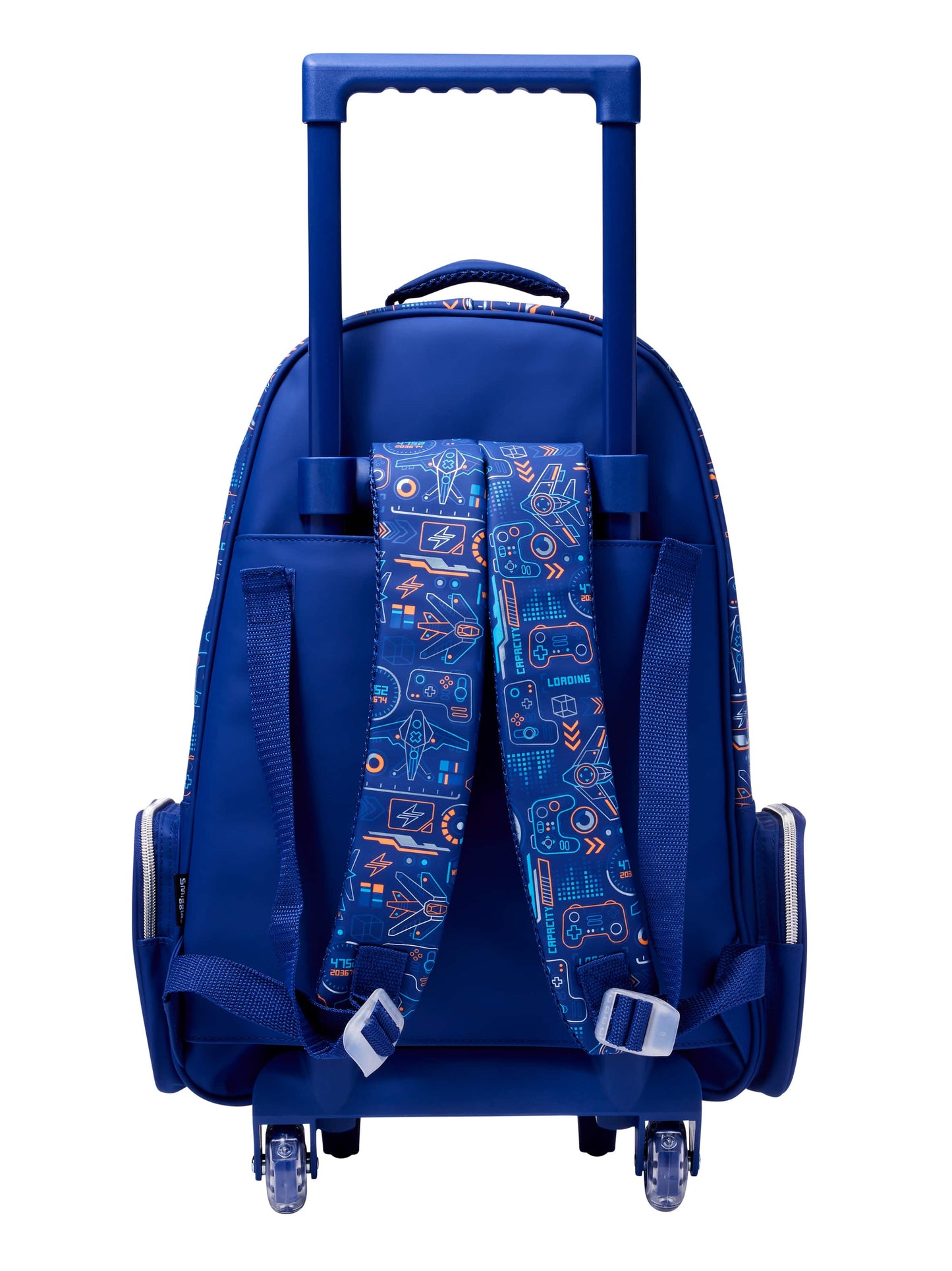 Smiggle - Beta Light-Up Wheeled Trolley Bag