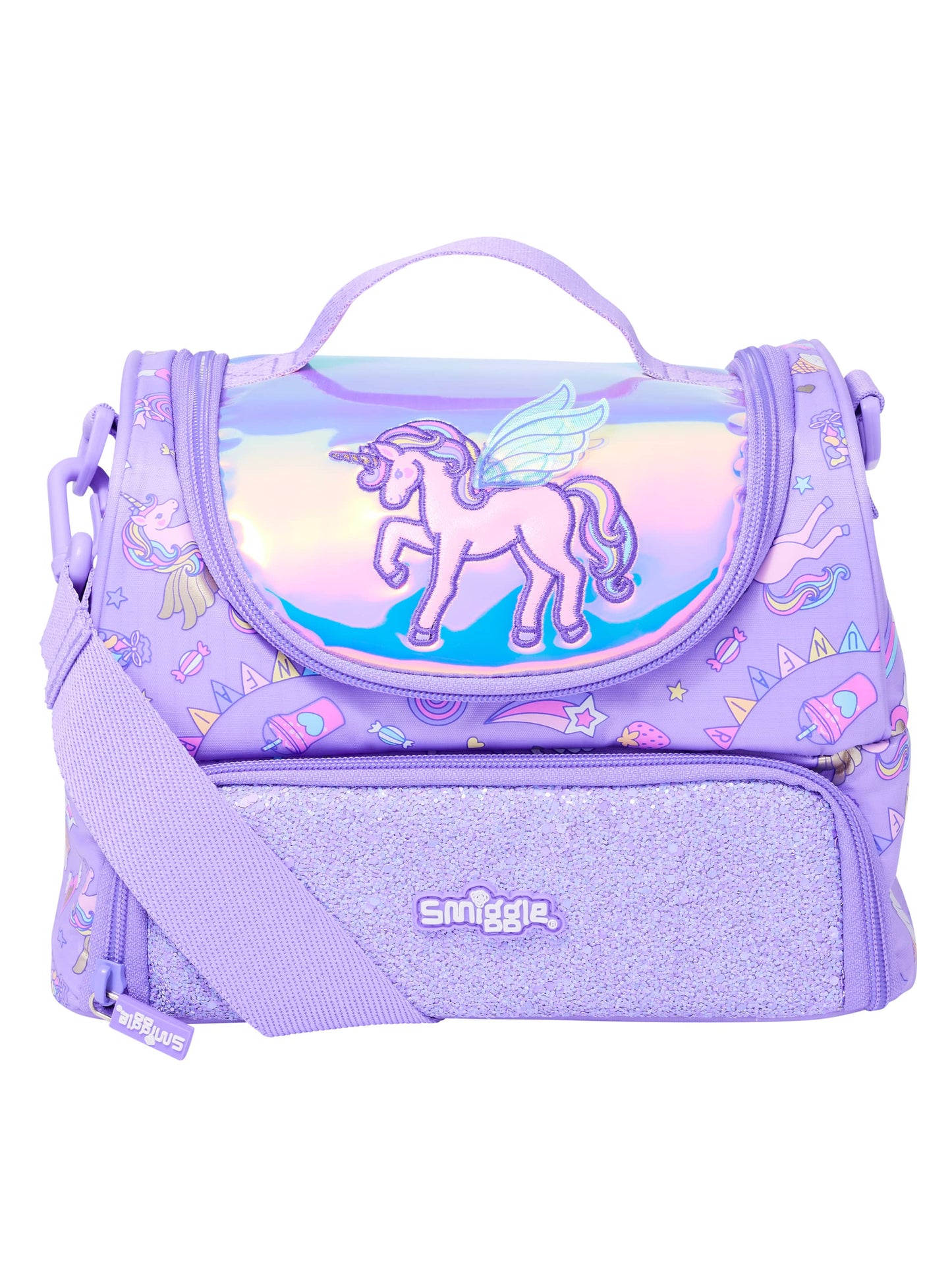 Smiggle - Fun Fair Double-Layer Lunch Bag