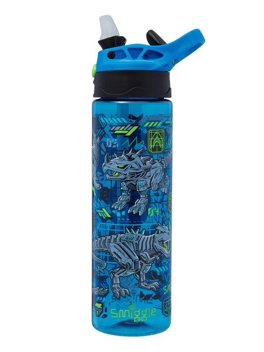 Smiggle - All Stars 650 ML Water Bottle with Straw