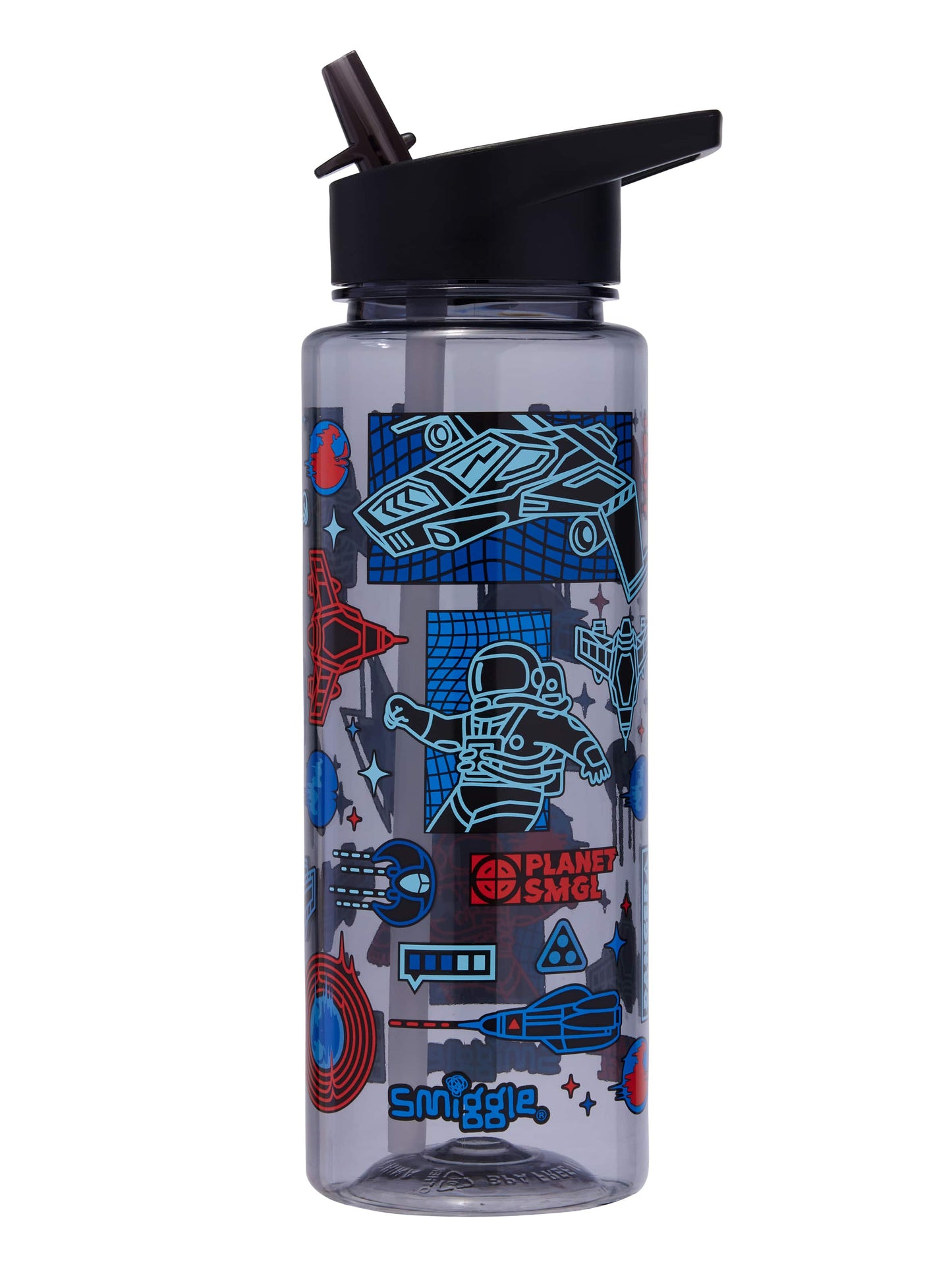Smiggle - Rush 740 ML Water Bottle with Straw
