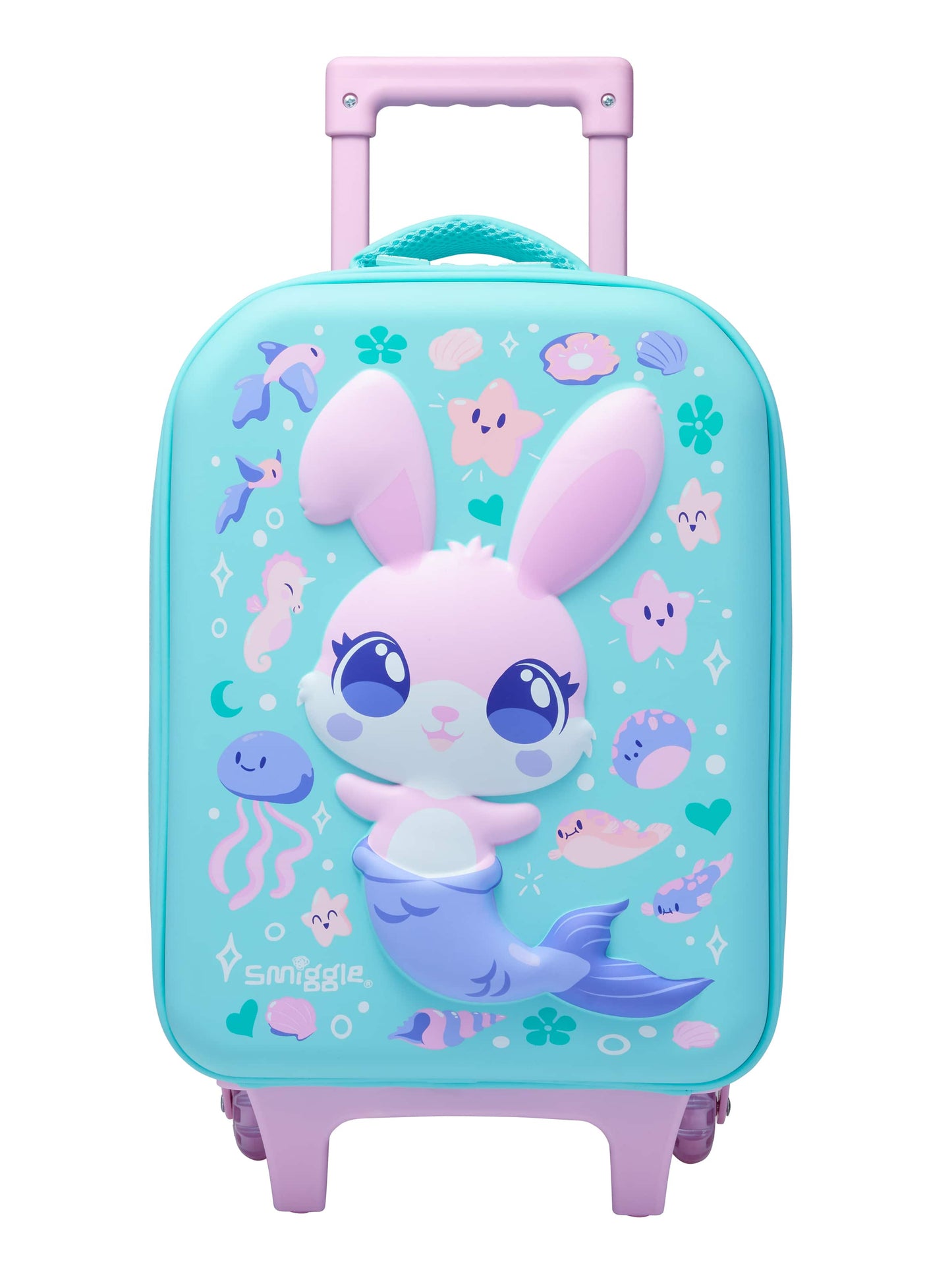 Smiggle - Curious Işıklı Tekerlekli Çekçekli Çanta