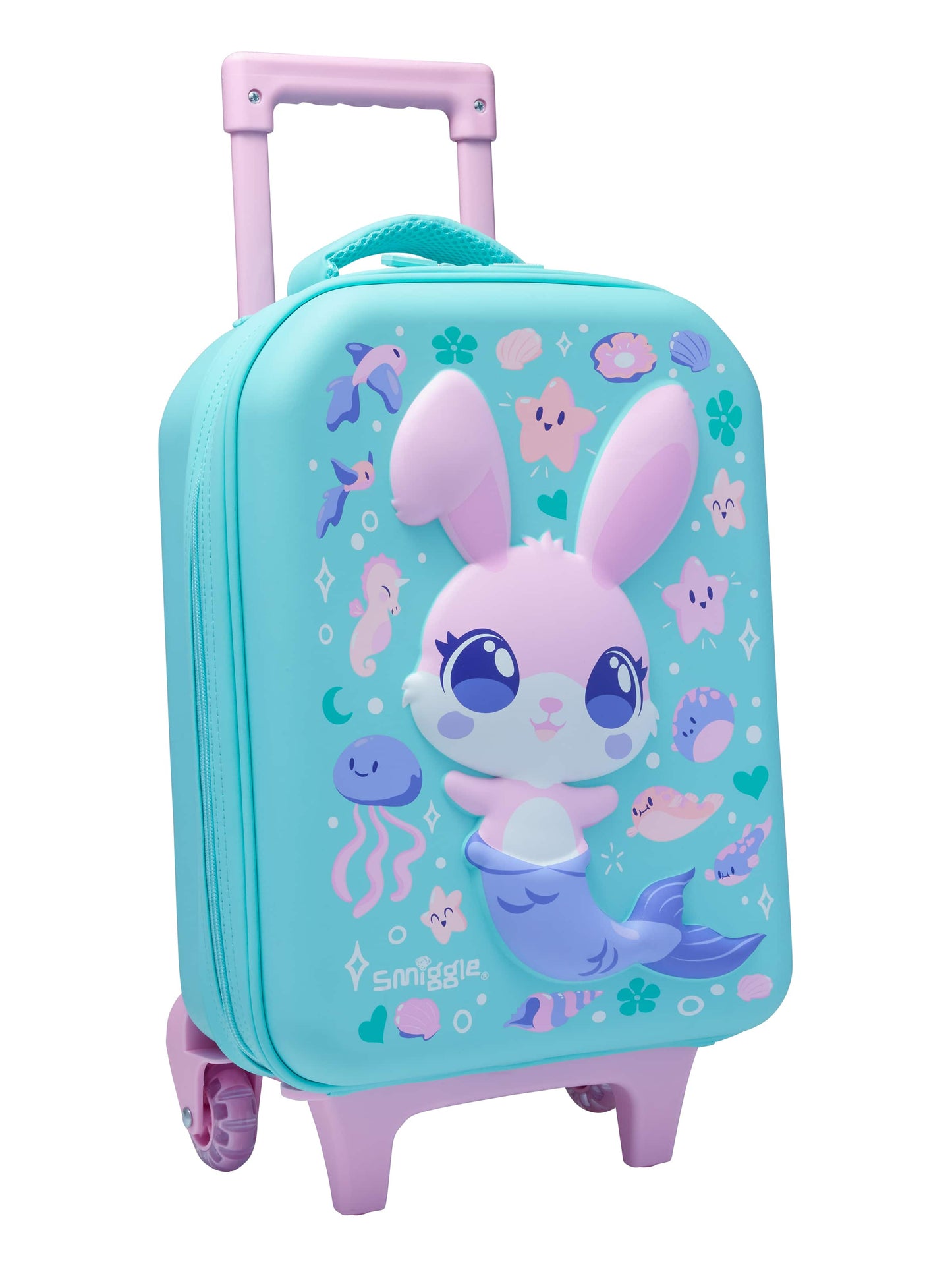 Smiggle - Curious Işıklı Tekerlekli Çekçekli Çanta