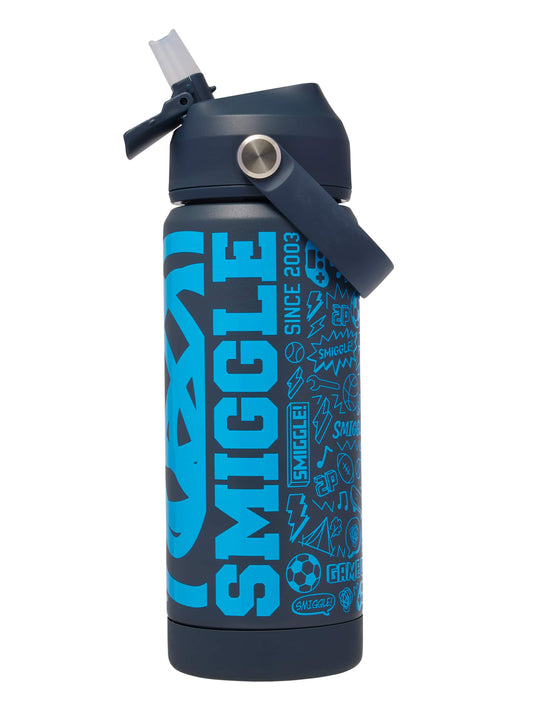 Smiggle - Squiggle Steel 550ML Water Bottle