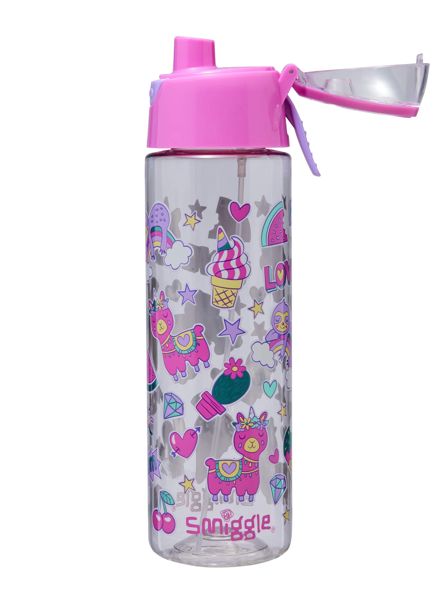Smiggle - Alert Water Spray 750ml Water Bottle