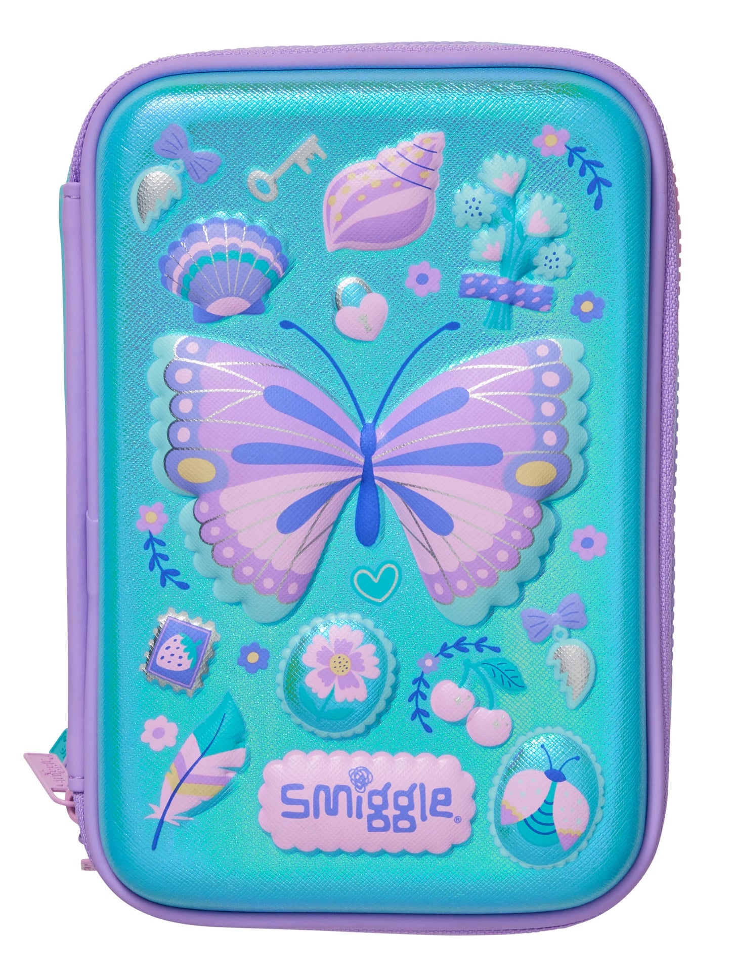 Smiggle - Spectacular 3-Compartment Hardtop Pencil Case