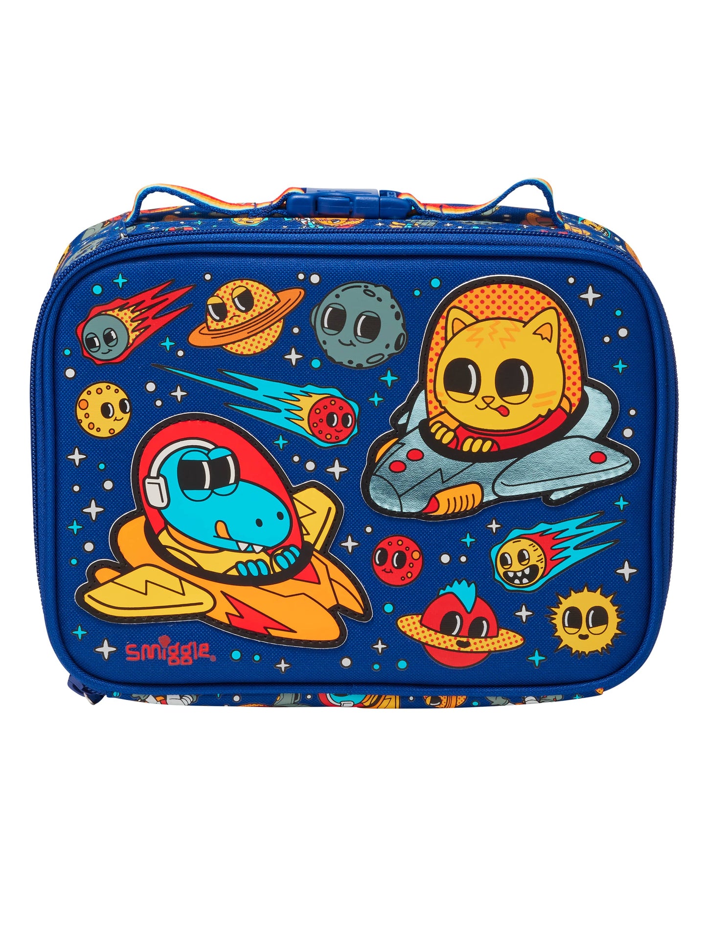 Smiggle - Ready Set Go Rectangular Lunch Bag