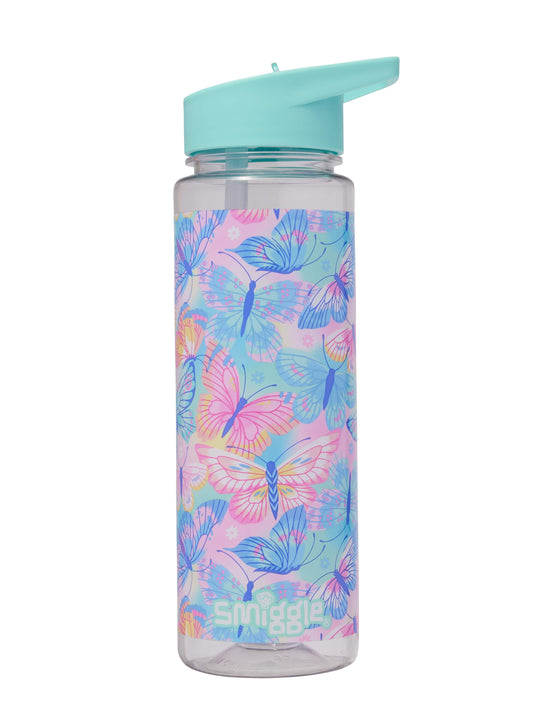 Smiggle - Surreal 650 ML Water Bottle with Straw
