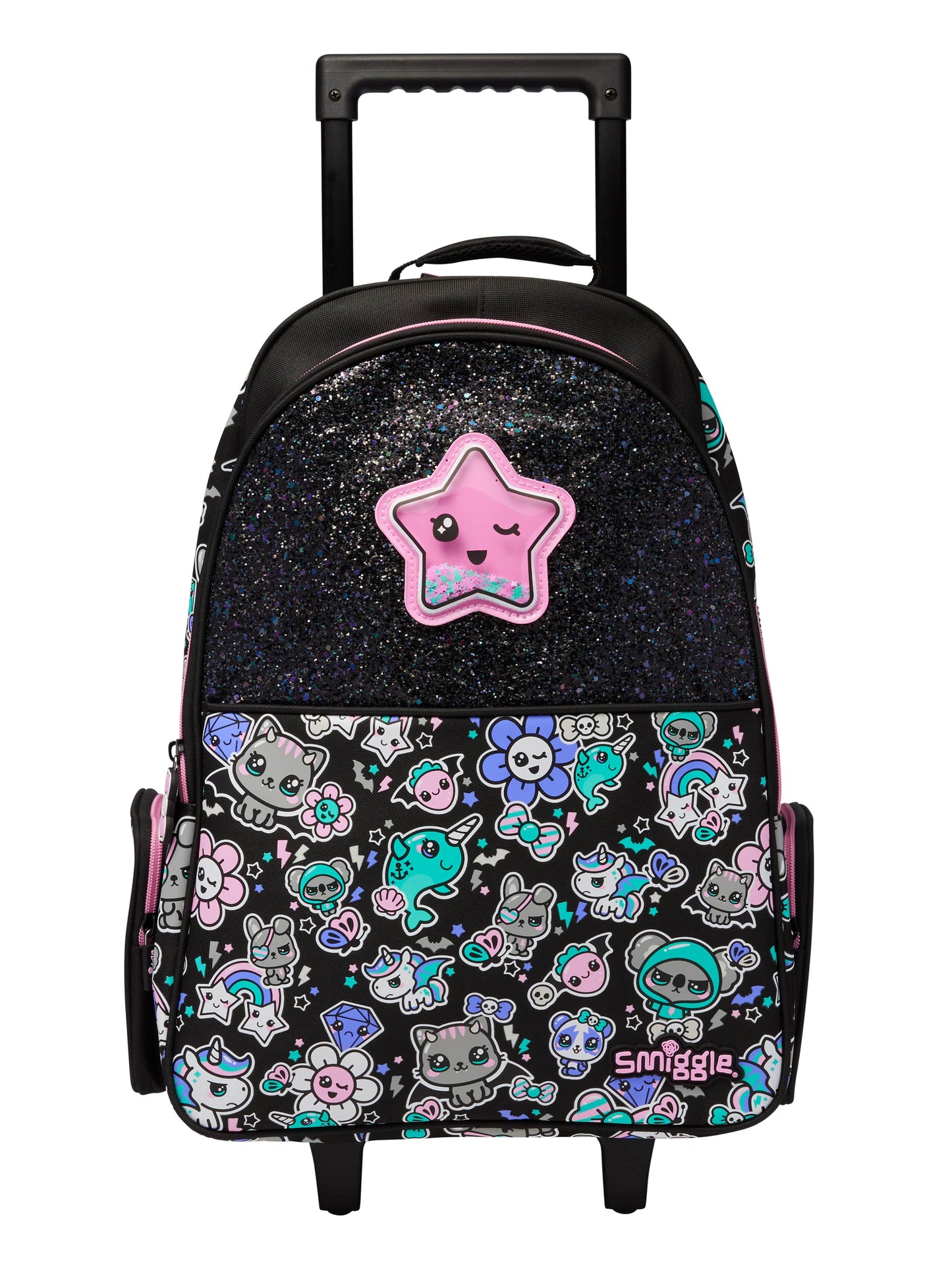 Smiggle - Trailblazer Light-Up Wheeled Trolley Bag