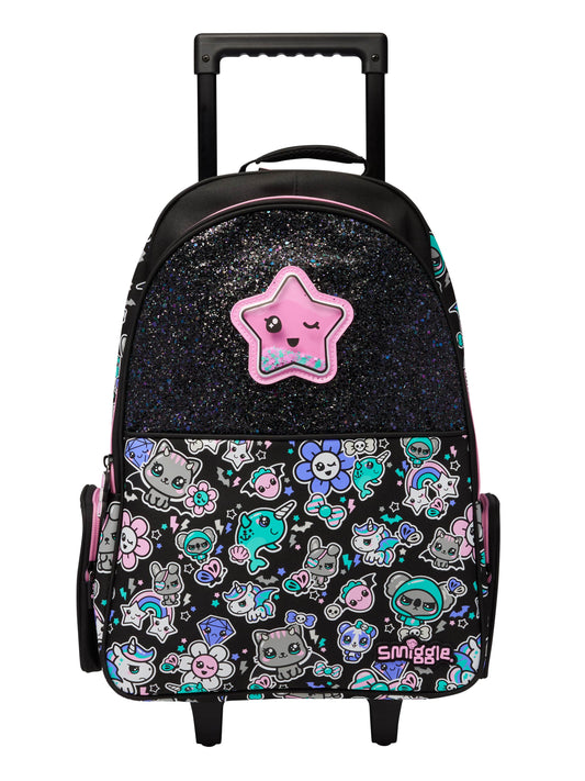 Smiggle - Trailblazer Light-Up Wheeled Trolley Bag
