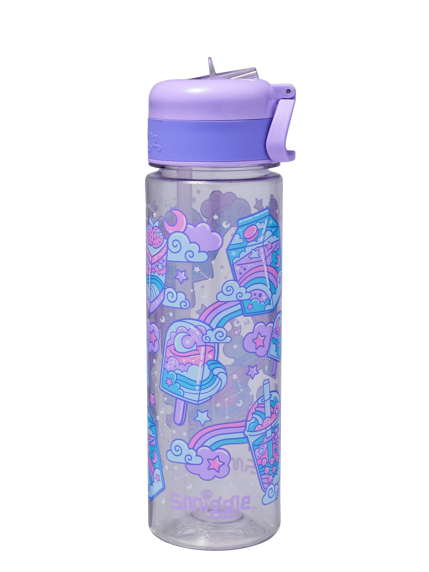 Smiggle - Trailblazer 650 ML Water Bottle with Straw