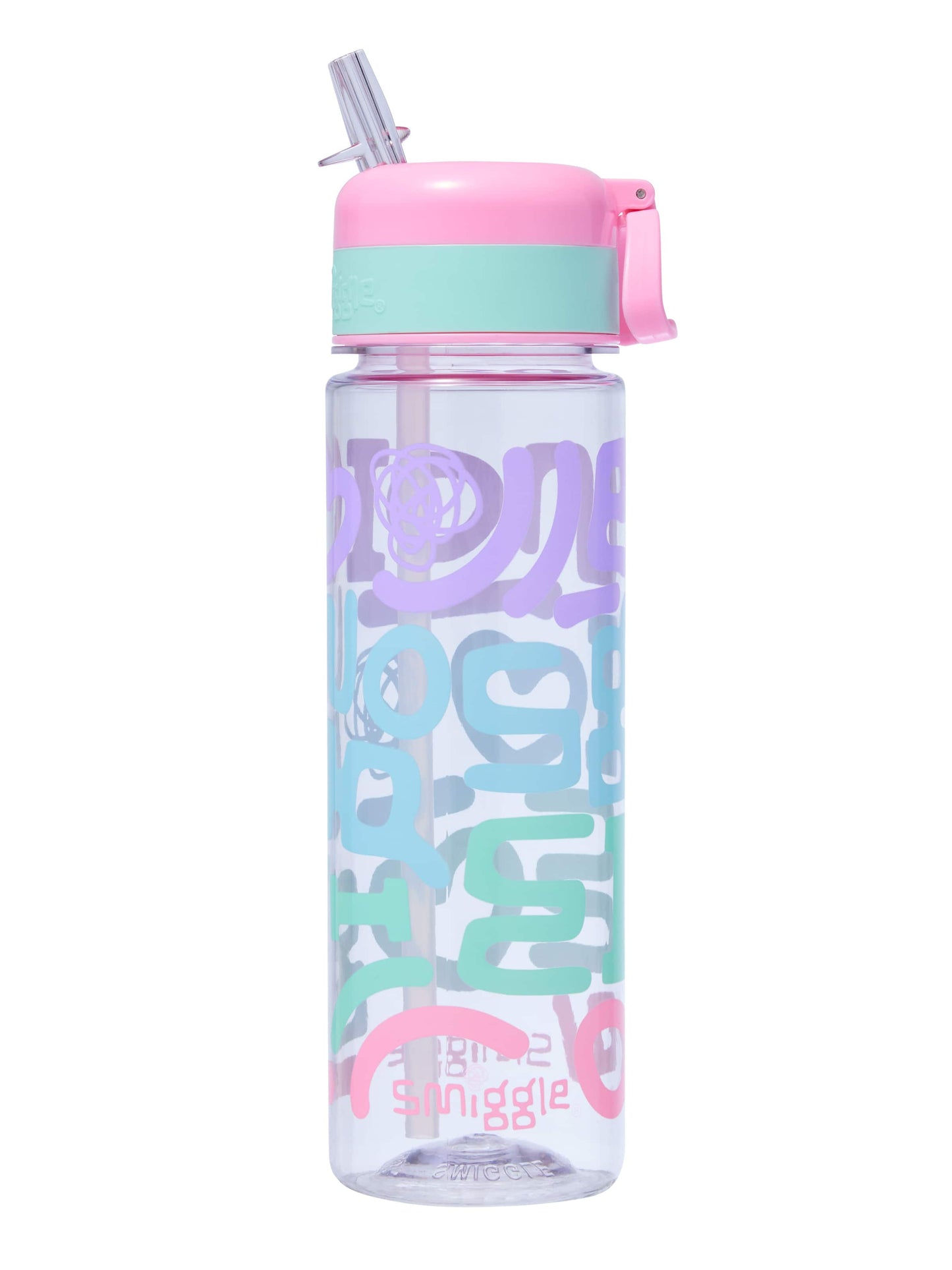 Smiggle - Smiggler 650 ML Water Bottle with Straw