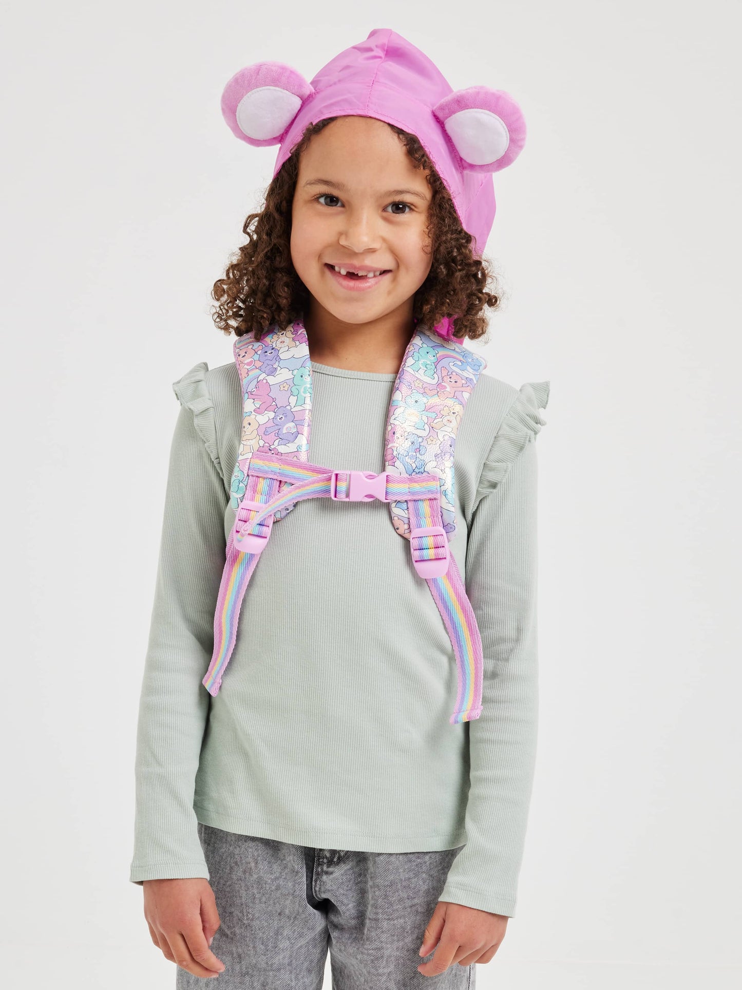 Smiggle - Care Bears Hooded Preschool Backpack