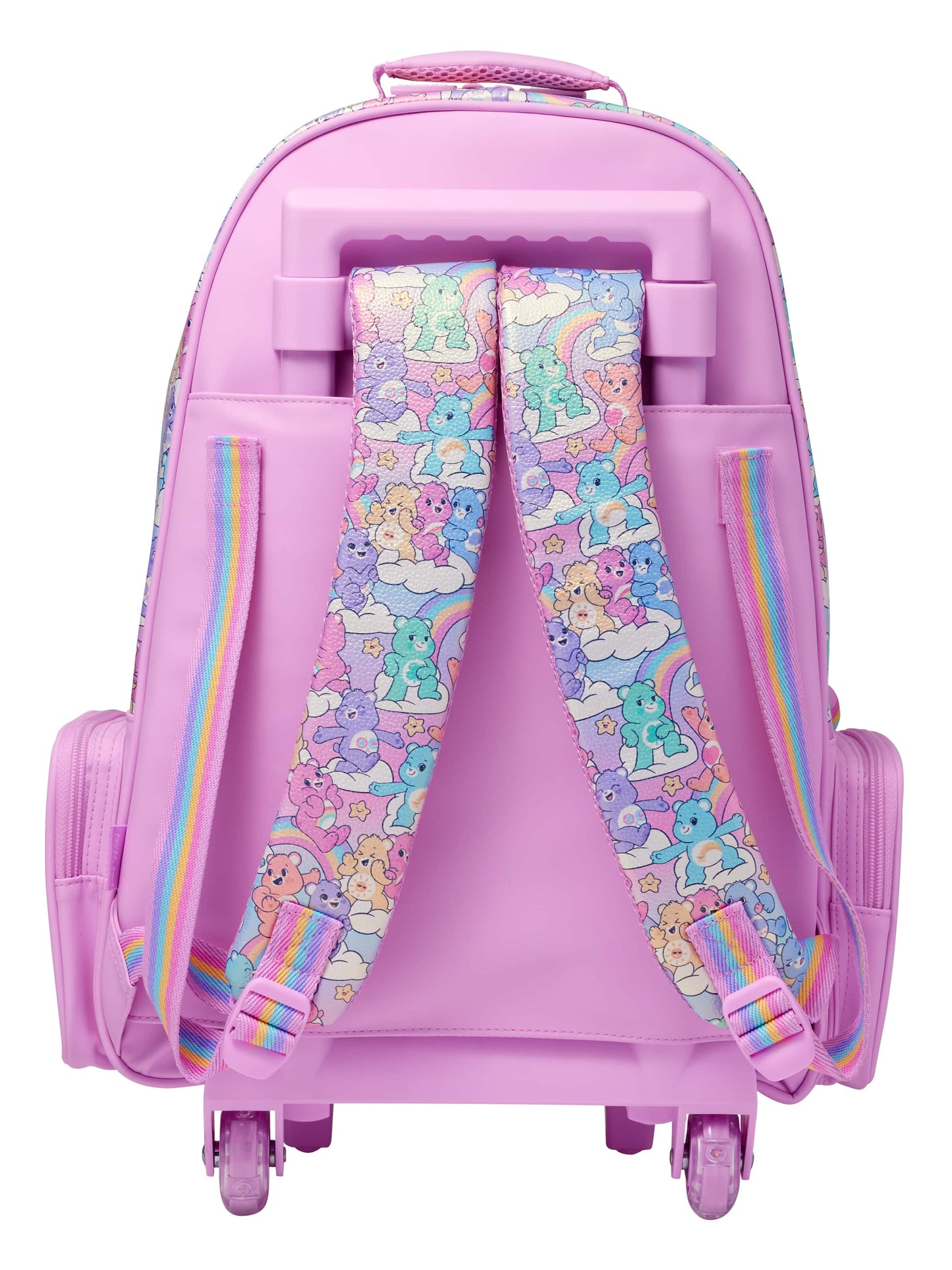 Smiggle - Care Bears Light-Up Wheeled Trolley Bag