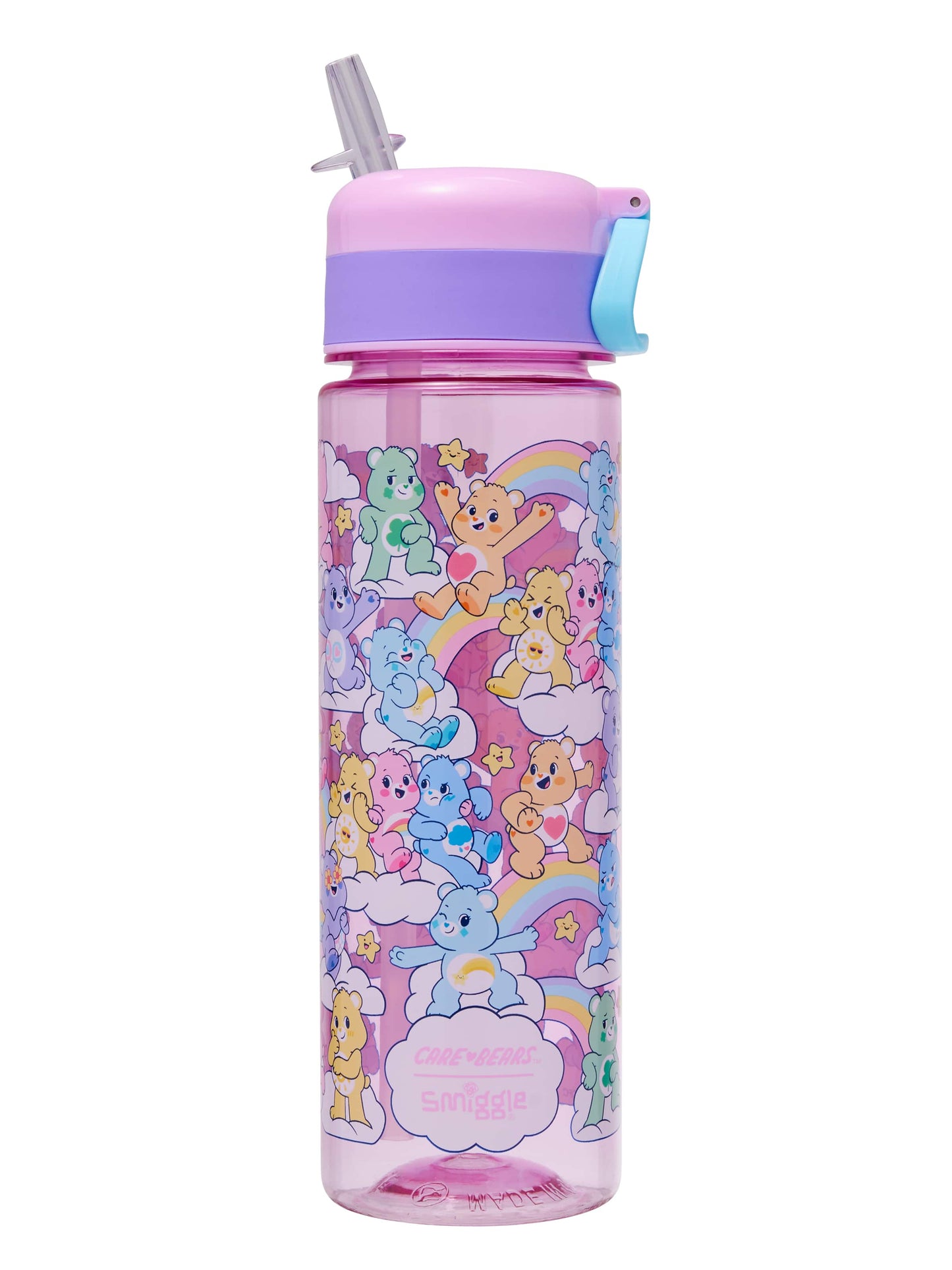 Smiggle - Care Bears 650 ML Drinker with Straw